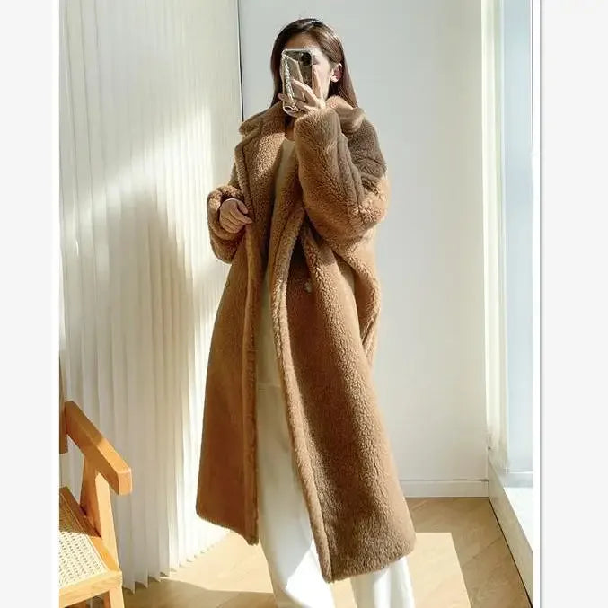 Women's Winter Lamb Wool Coat