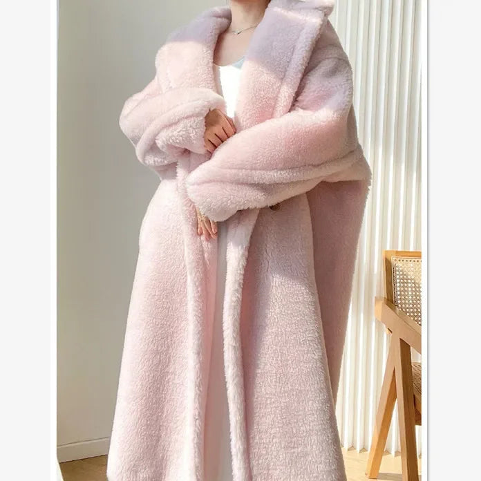 Women's Winter Lamb Wool Coat