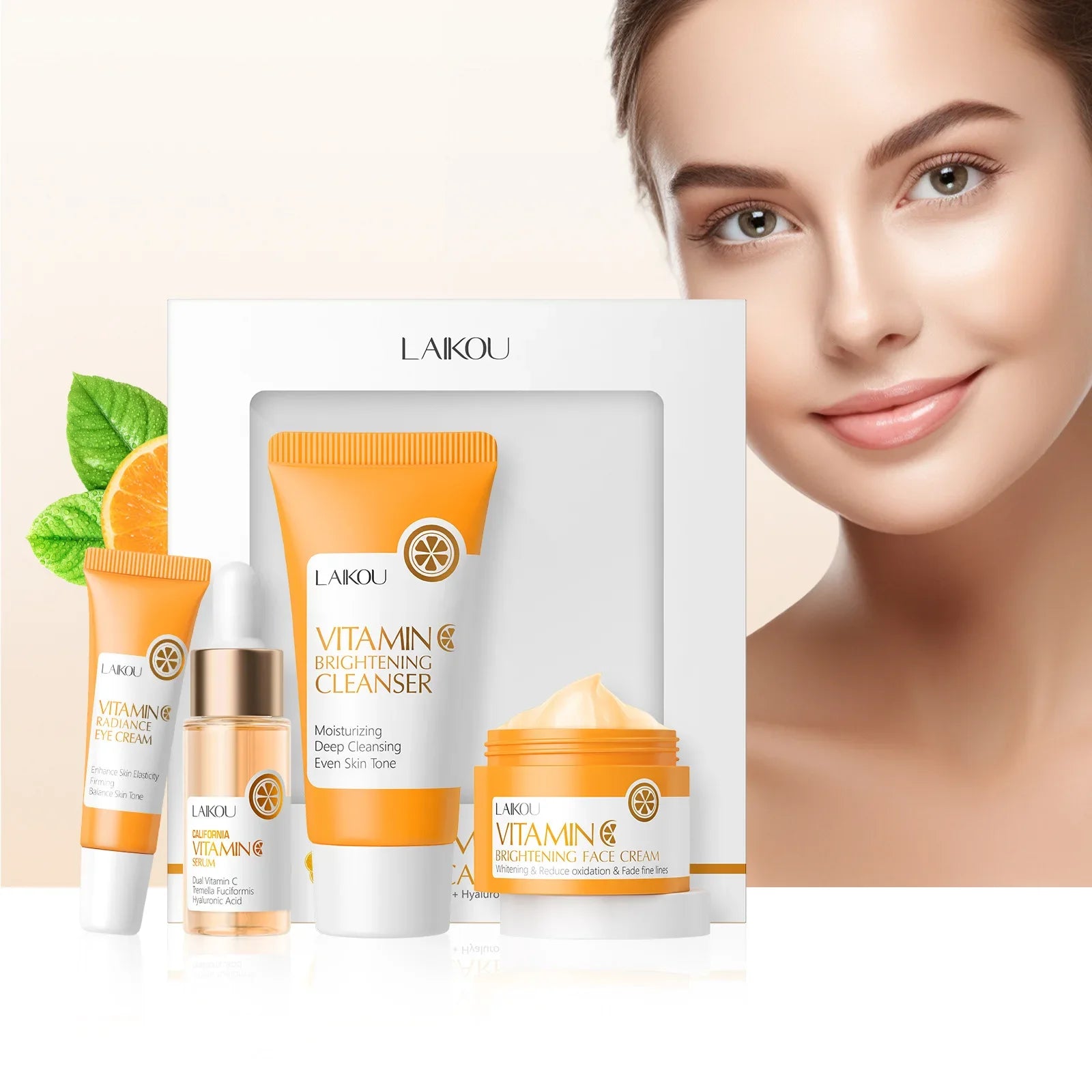 Anti Aging Vitamin C Brightening Skin Care Kit
