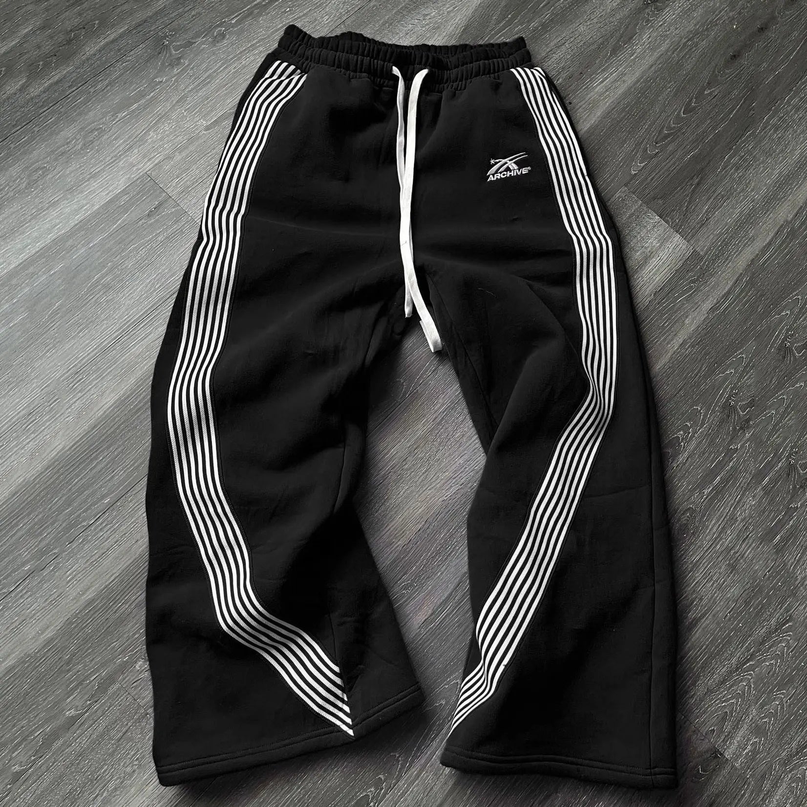 Retro Straight Pants Tracksuit Streetwear Pants