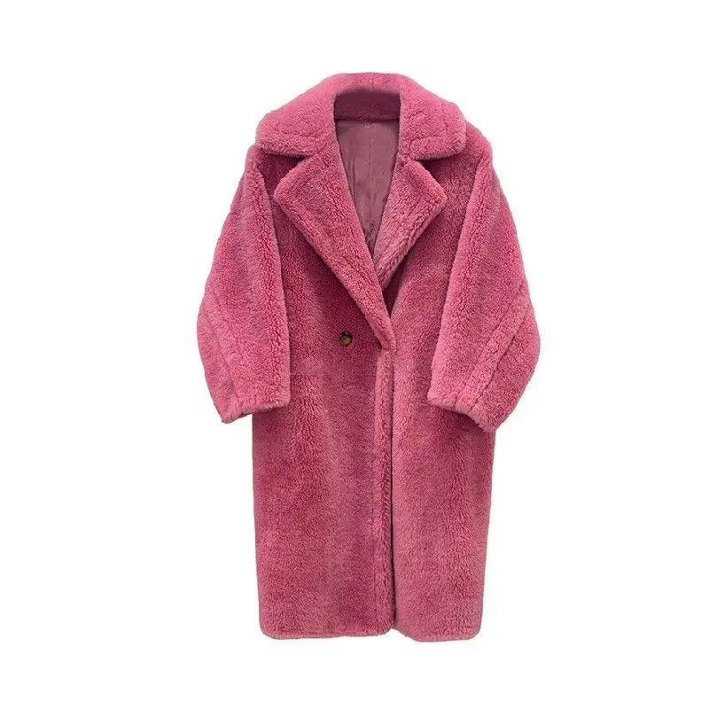 Women's Winter Lamb Wool Coat