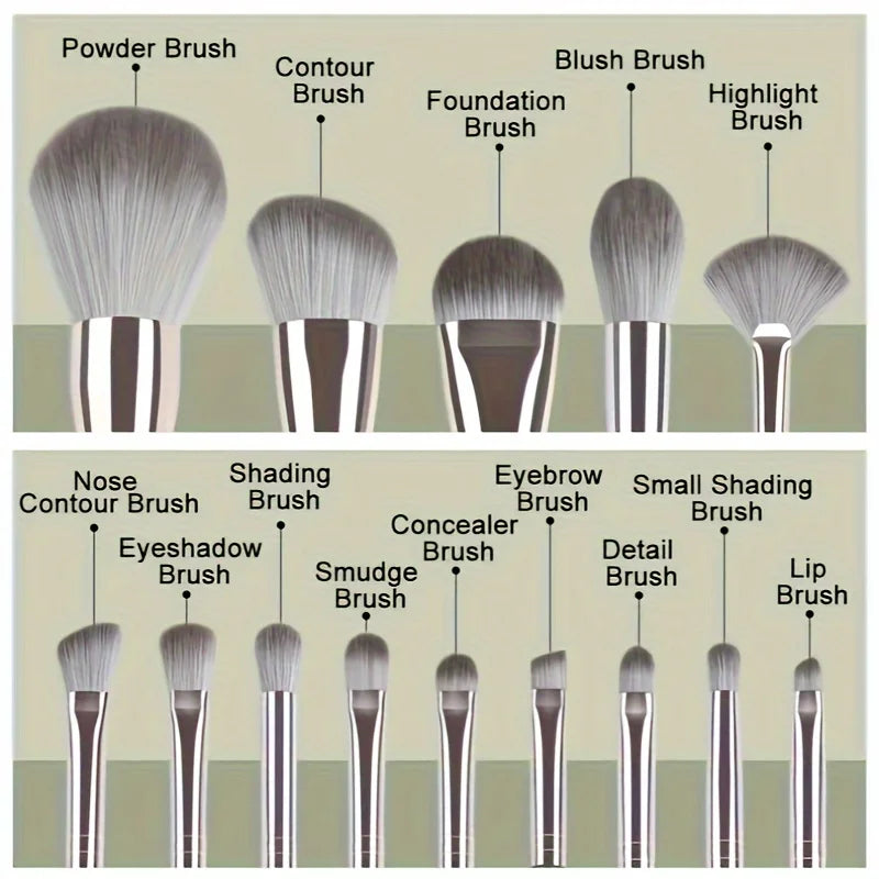 14-Piece Luxury Makeup Brush Set